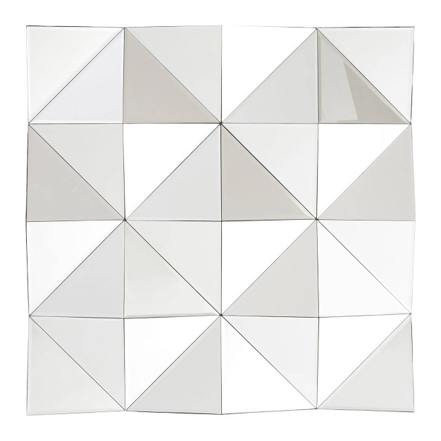 Premier Housewares Lidia Geometric Square Shaped Wall Mirror