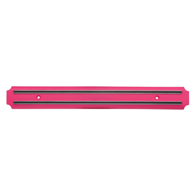 Premier Housewares Living Colour Magnetic Hot Pink Knife Storage Bar And Holder