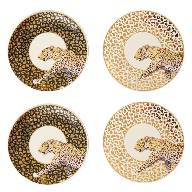 premier housewares London Leo Set of 4 Canape Plates