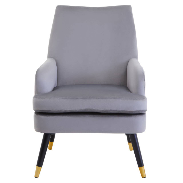 premier housewares Loretta Mink Velvet Accent Chair