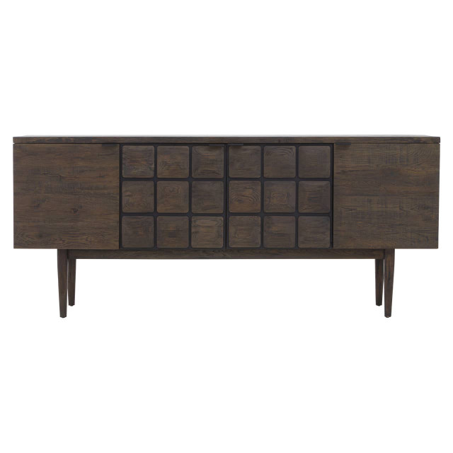 Premier Housewares Lucca Recycled Dark Oak Sideboard