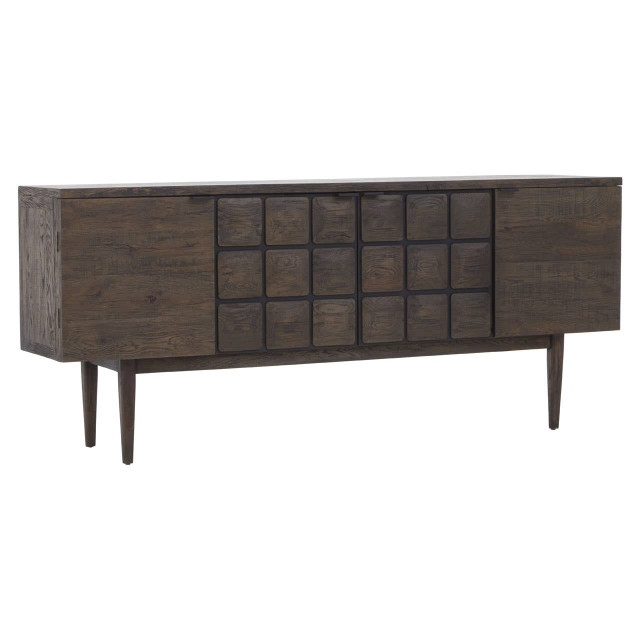 Premier Housewares Lucca Recycled Dark Oak Sideboard