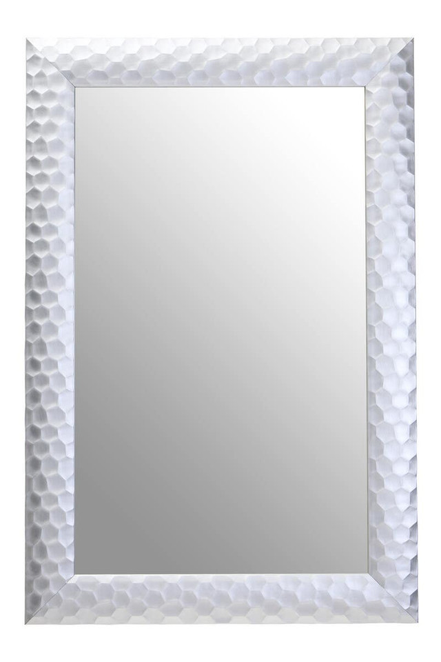 Premier Housewares Ludlow Wall Mirror With Silver Frame
