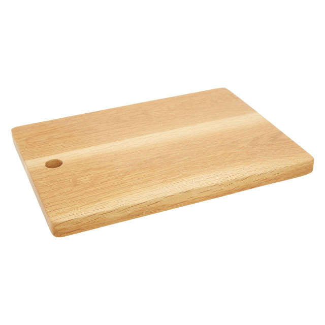 Premier Housewares Lyna Rectangular Oak Wood Chopping And Serving Board