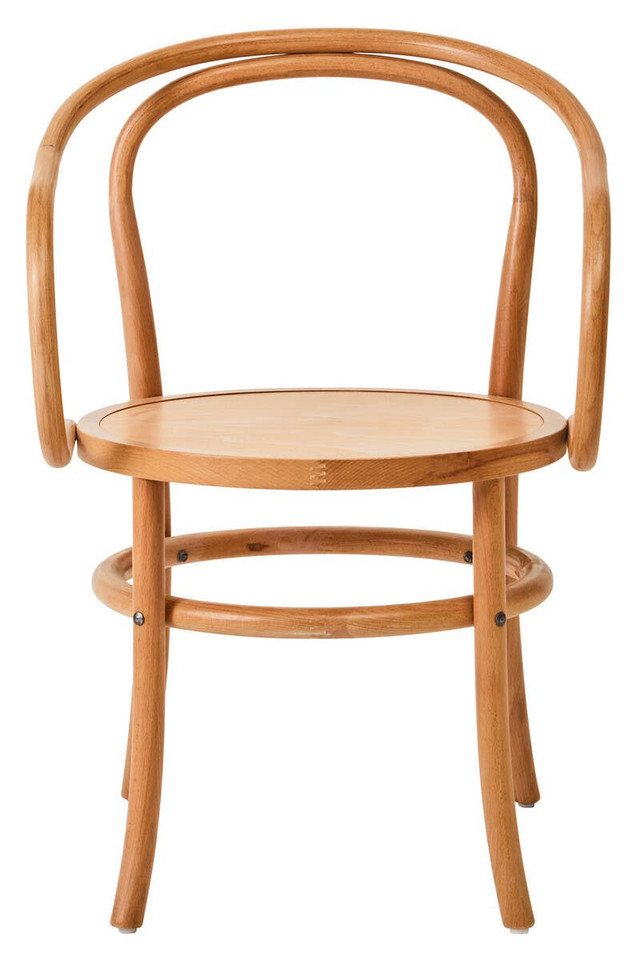 Premier Housewares Lyon Natural Beech Wood Dining Chair