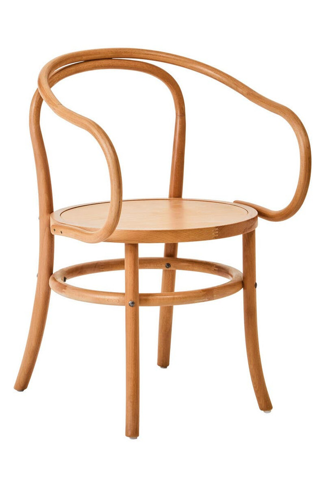 premier housewares Lyon Natural Beech Wood Dining Chair