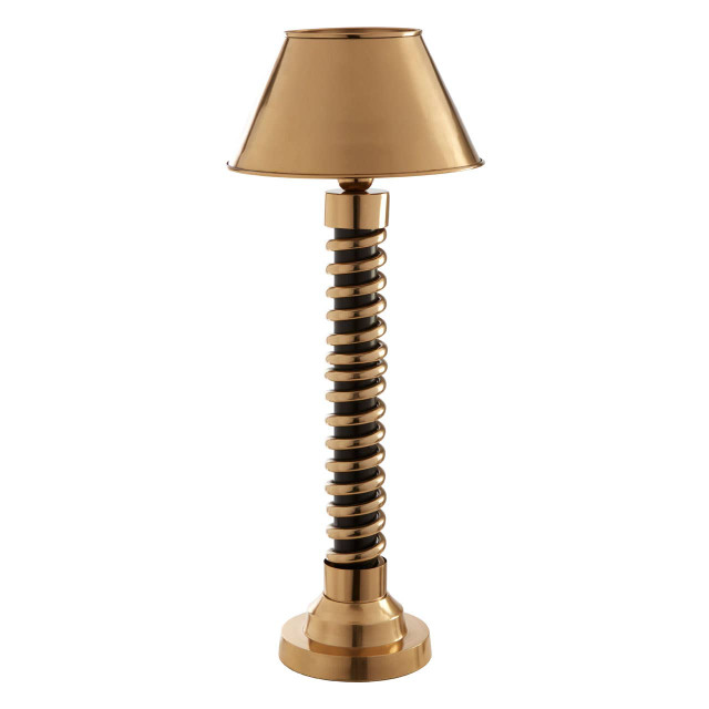 Premier Housewares Macey Spiral Table Lamp With Empire Shade