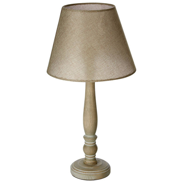 Premier Housewares Maine Candlestick Table Lamp With Plain Rod