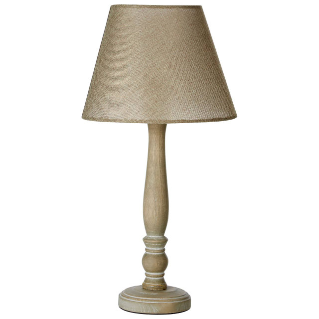 premier housewares Maine Candlestick Table Lamp with Plain Rod