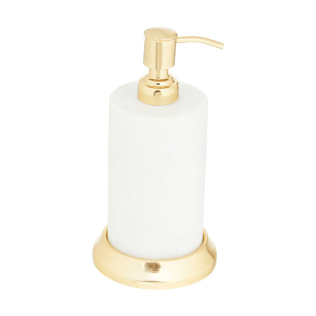 Premier Housewares Mako White Marble Lotion Dispenser
