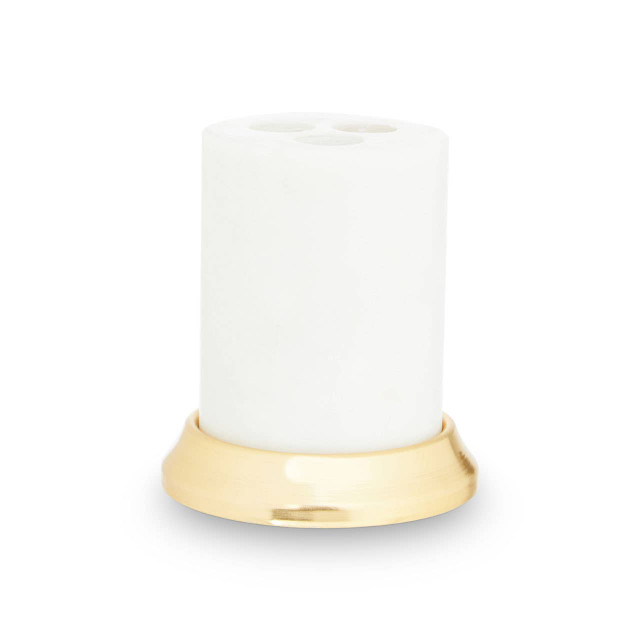 Premier Housewares Mako White Marble Toothbrush Holder