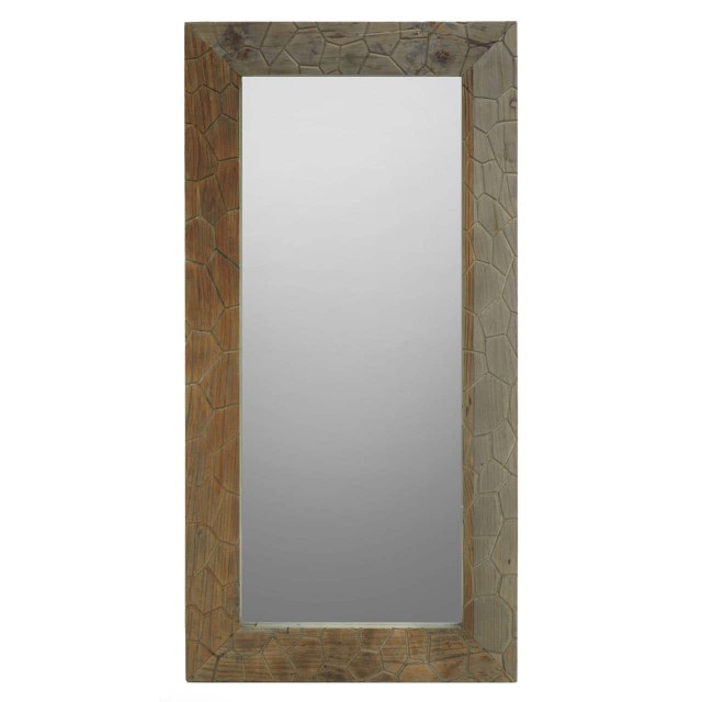 Premier Housewares Malay Recycled Elm Wood Wall Mirror