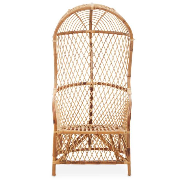 premier housewares Manado High Back Natural Rattan Chair