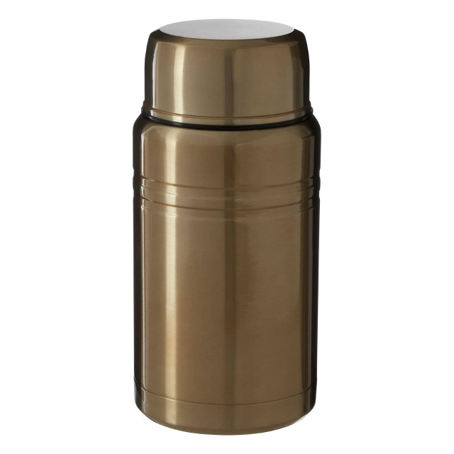 Premier Housewares Manhattan Gold Finish Food Flask