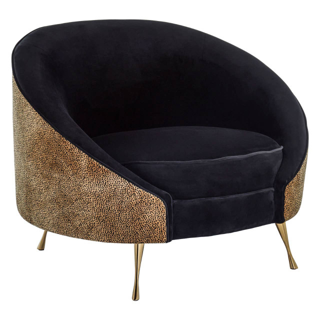 Premier Housewares Manhattan Leopard Print Armchair
