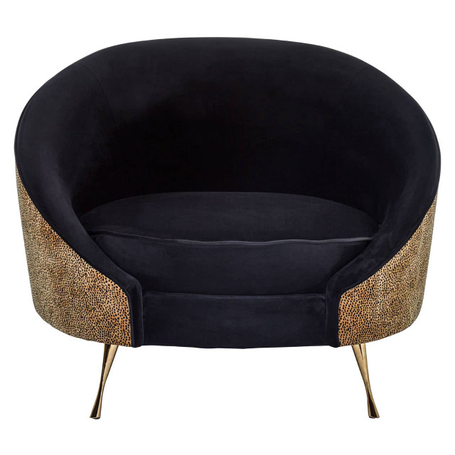 premier housewares Manhattan Leopard Print Armchair