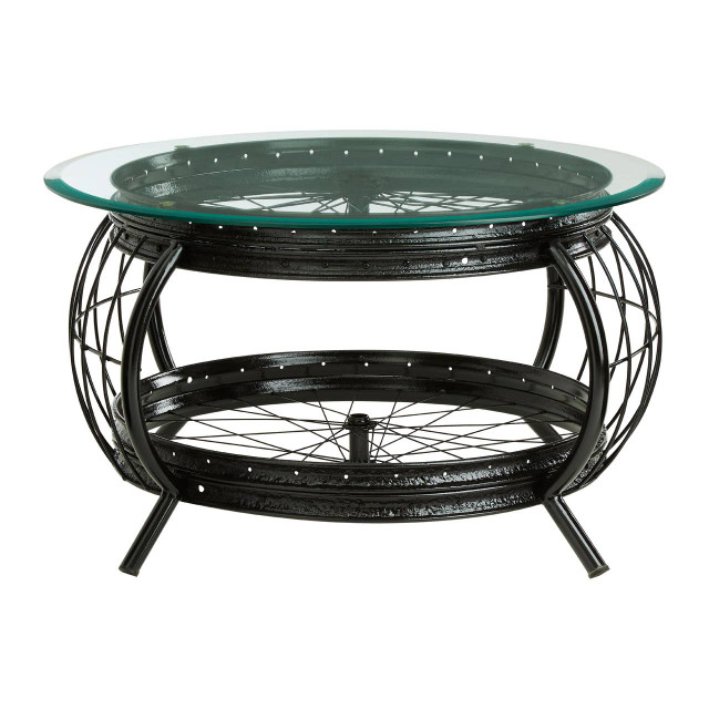 Premier Housewares Mantis Black Finish Coffee Table