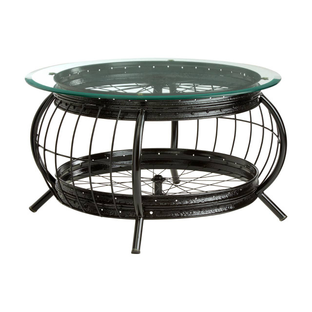 Premier Housewares Mantis Black Finish Coffee Table
