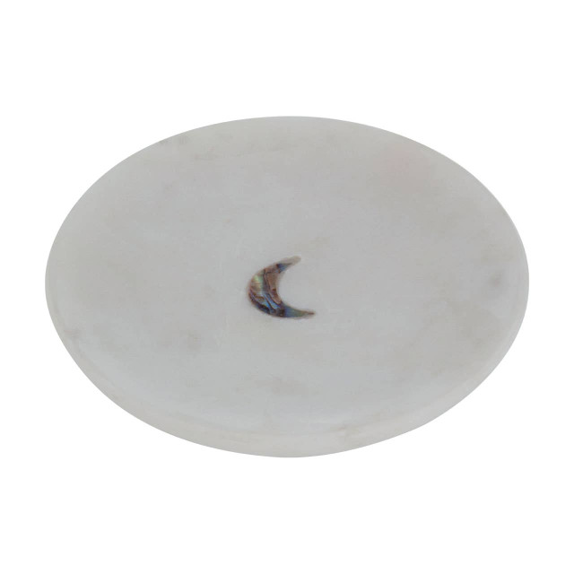 Premier Housewares Marella White Marble Trinket Dish