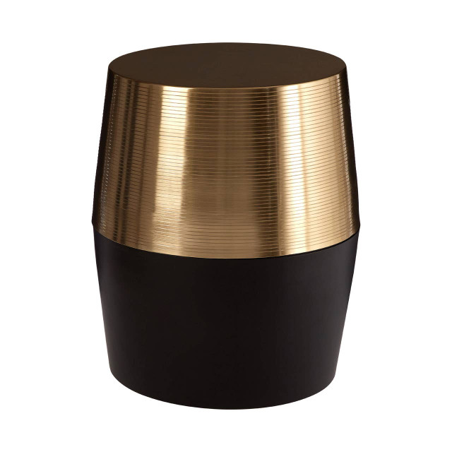 Premier Housewares Margot Black And Copper Side Table