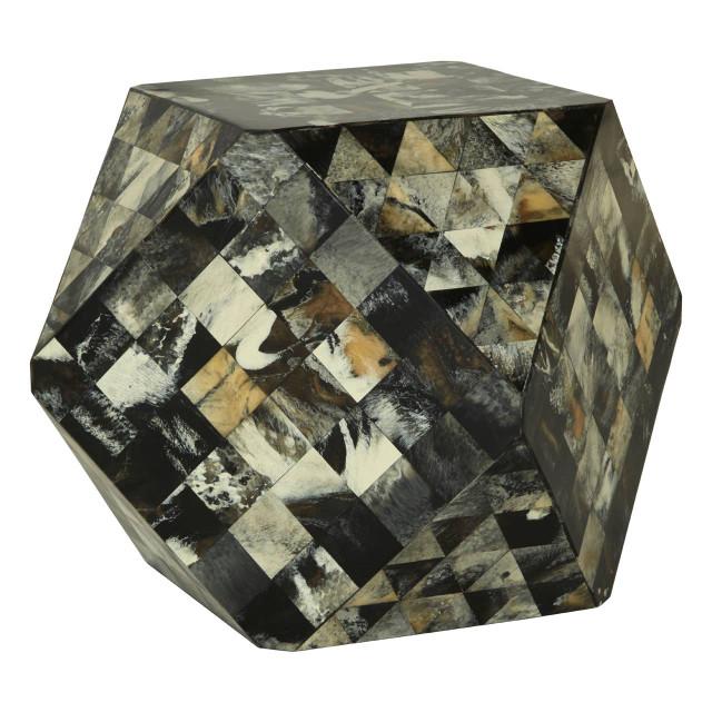 Premier Housewares Marlox Mosaic Geometric Side Table