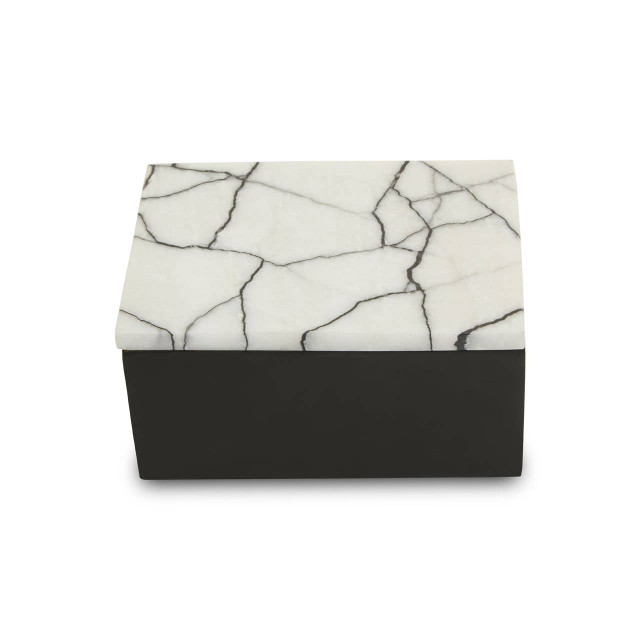 Premier Housewares Marmara Large Marble Trinket Box