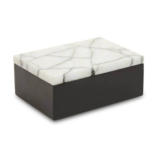Premier Housewares Marmara Small Marble Trinket Box