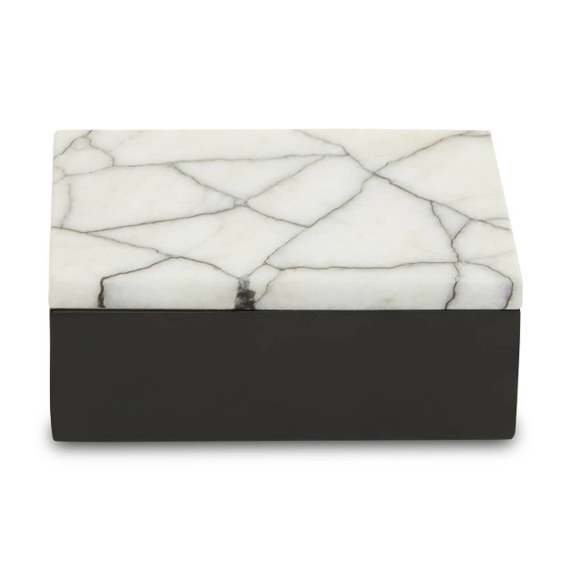 Premier Housewares Marmara Small Marble Trinket Box