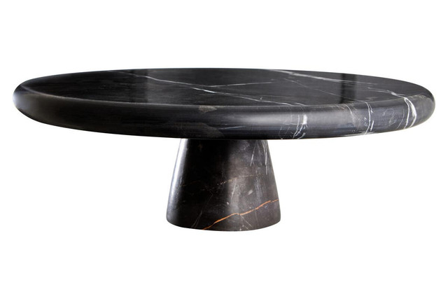 premier housewares Marmore Black and Gold Marble Cake Stand