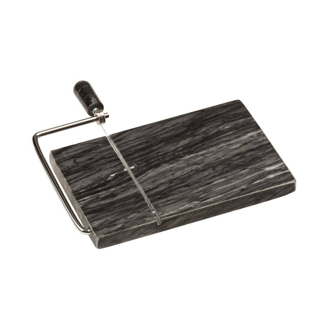 premier housewares Marmore Black Marble Cheeseboard with Slicer