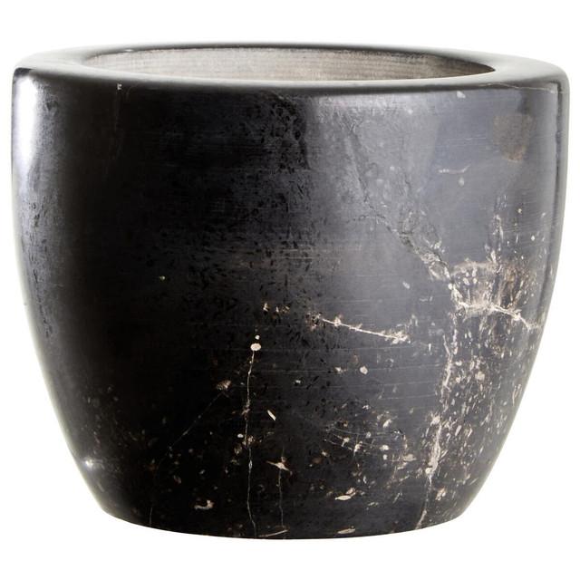 Premier Housewares Marmore Black Marble Tapered Mortar And Pestle