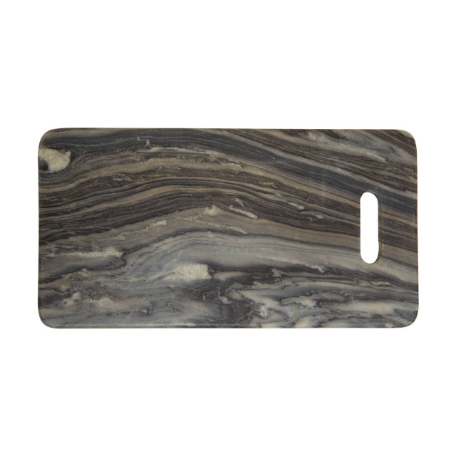 Premier Housewares Marmore Rectangular Black Marble Chopping And Serving Board