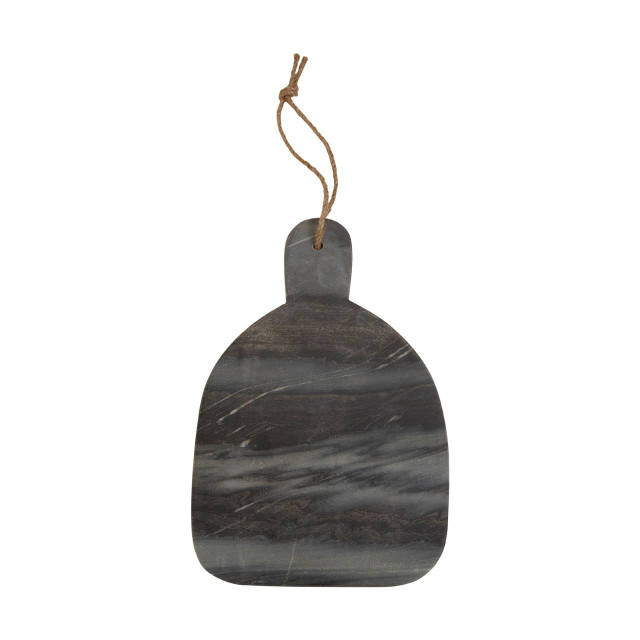 Premier Housewares Marmore Rounded Grey Marble Chopping And Serving Board