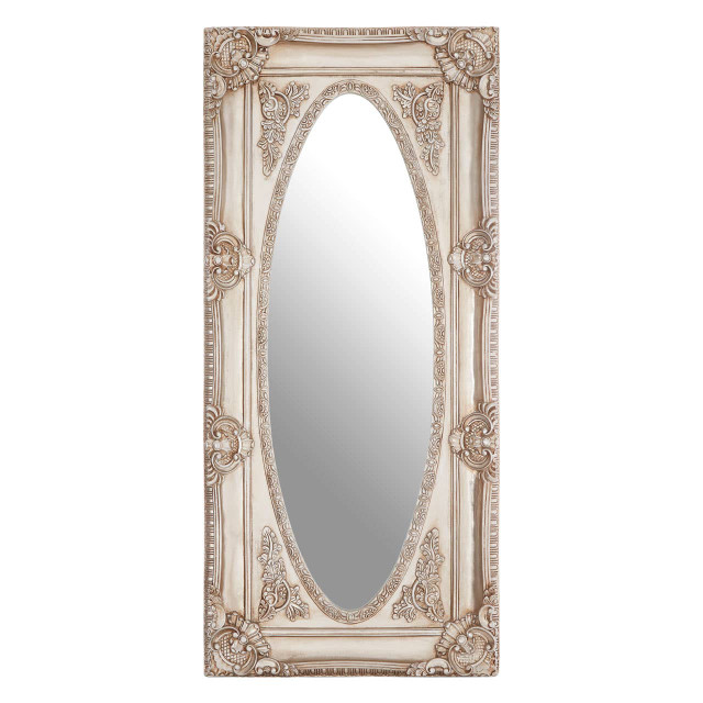 Premier Housewares Marseille Champagne Oval Border Wall Mirror