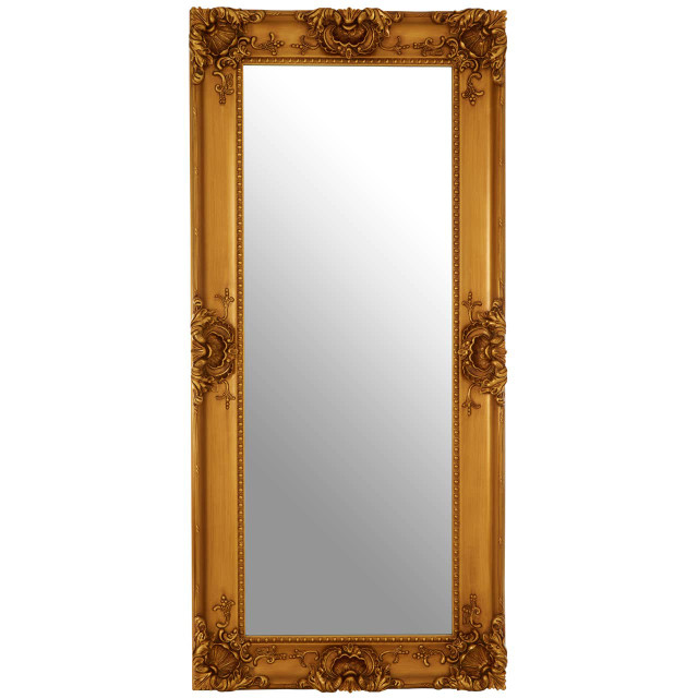 premier housewares Marseille Gold Ornate Wall Mirror