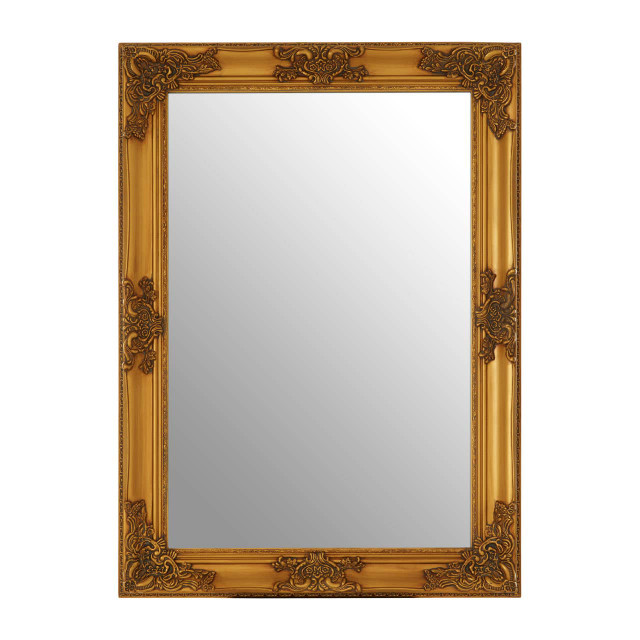 Premier Housewares Marseille Ornate Gold Frame Wall Mirror