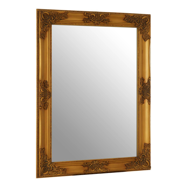 Premier Housewares Marseille Ornate Gold Frame Wall Mirror