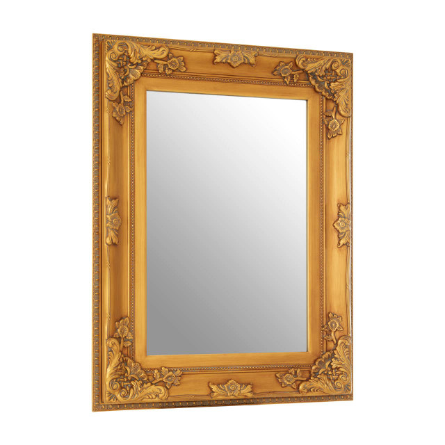 Premier Housewares Marseille Wall Mirror With Gold Ornate Frame