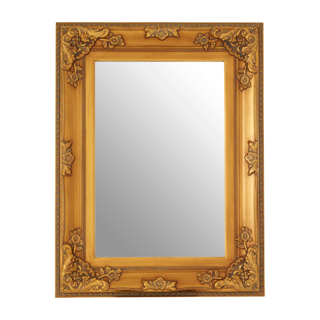 premier housewares Marseille Wall Mirror with Gold Ornate Frame