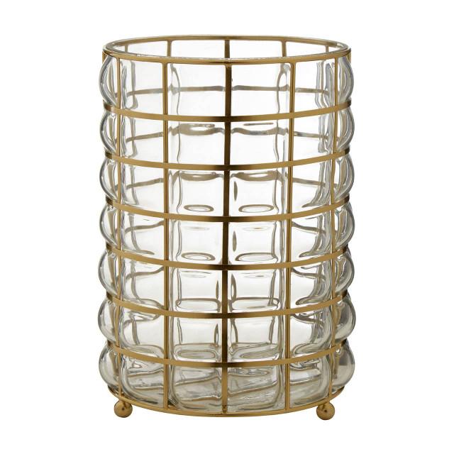 premier housewares Martina Large Blown Glass Hurricane Lamp