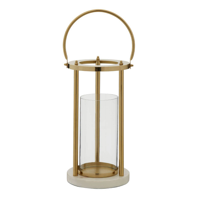 premier housewares Martina Medium Hurricane Lamp with Handle