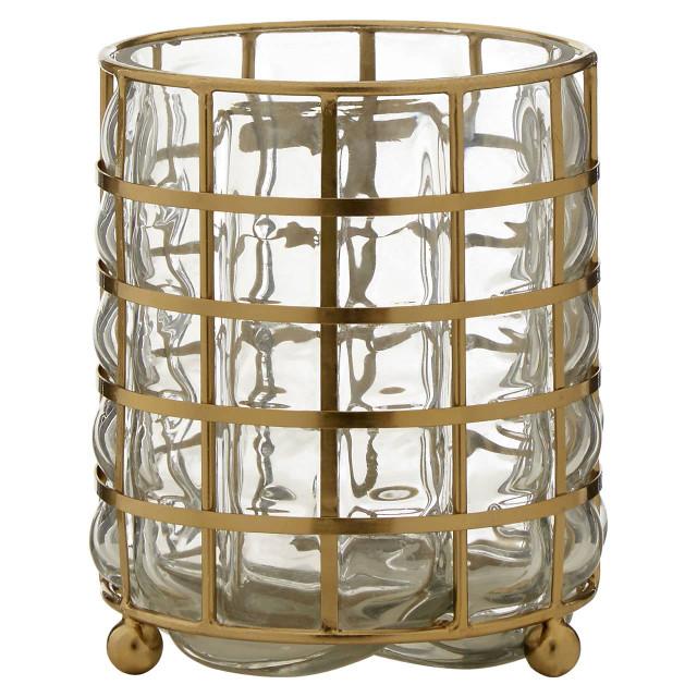 Premier Housewares Martina Small Wireframe Hurricane Lamp