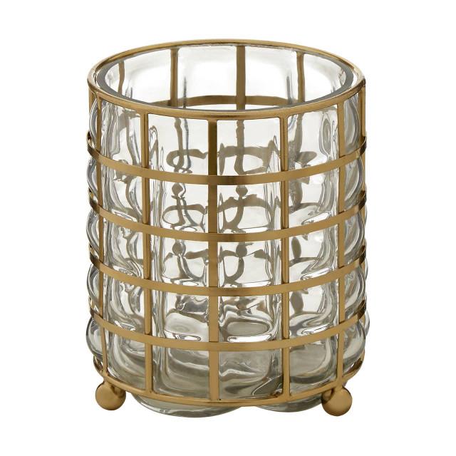 Premier Housewares Martina Small Wireframe Hurricane Lamp