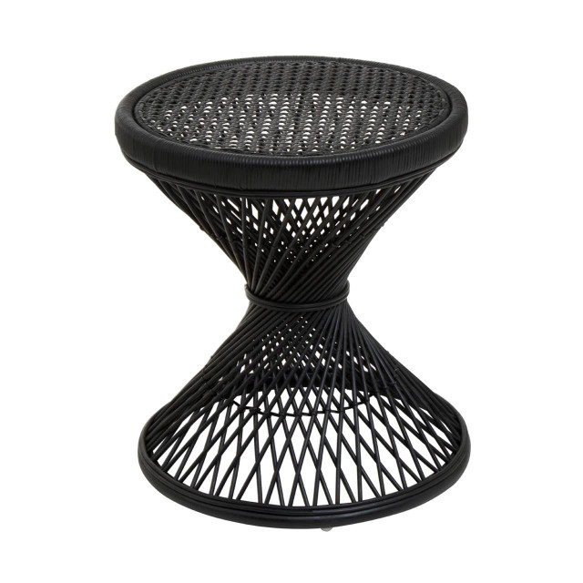 Premier Housewares Mataram Black Finish Twisted Table