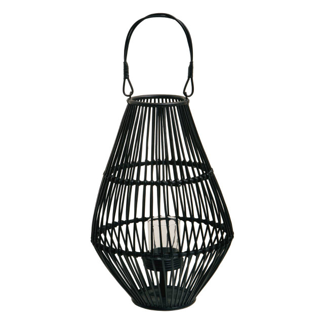 Premier Housewares Mataram Black Lantern With Hoop Handle
