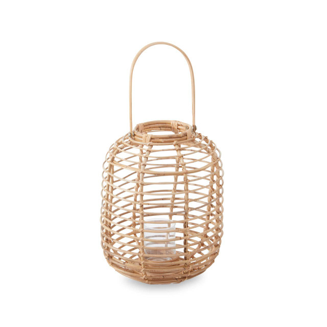 Premier Housewares Mataram Tall Natural Rattan Lantern