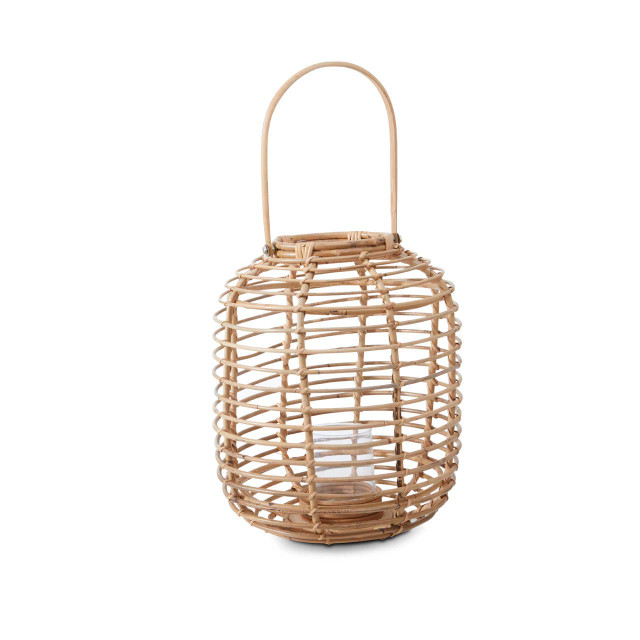 Premier Housewares Mataram Tall Natural Rattan Lantern