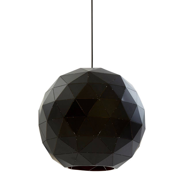 premier housewares Mateo Large Black and Copper Pendant Light