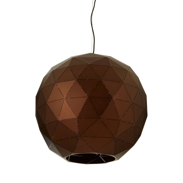 Premier Housewares Mateo Large Coffee Finish Pendant Light