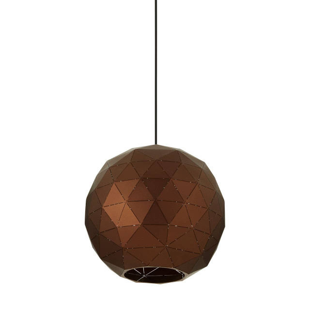Premier Housewares Mateo Medium Coffee Finish Pendant Light